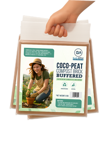 15kg Buffered Coco Peat Brick (Pack of 3 x 5kg) • Compressed • 3 Bricks Expands to up to 225L